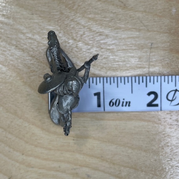 Vintage Ral Partha Pewter Mounted Roman Soldier with Spear PP 661 - Picture 8 of 8